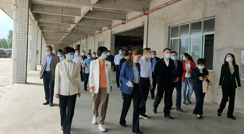 省人民政府口岸辦郭寧主任一行赴常德調研中非堅果加工產業園