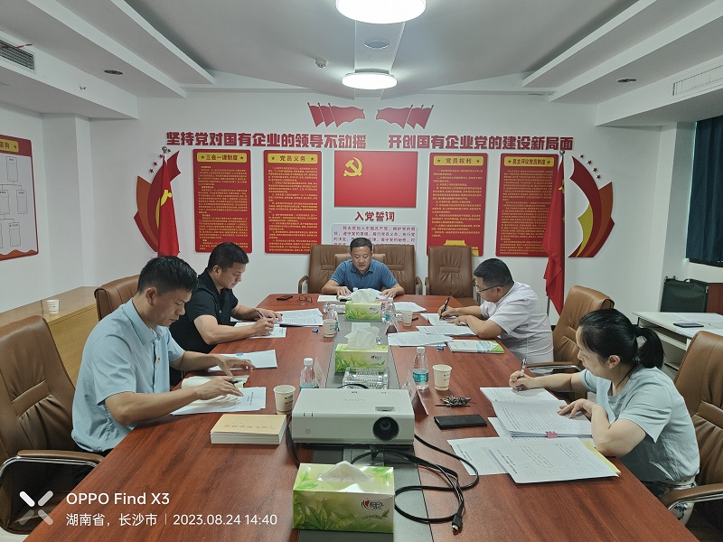 湖南糧油集團(tuán)召開黨委理論學(xué)習(xí)中心組第九次集中學(xué)習(xí)暨主題教育專題民主生活會會前集中學(xué)習(xí)